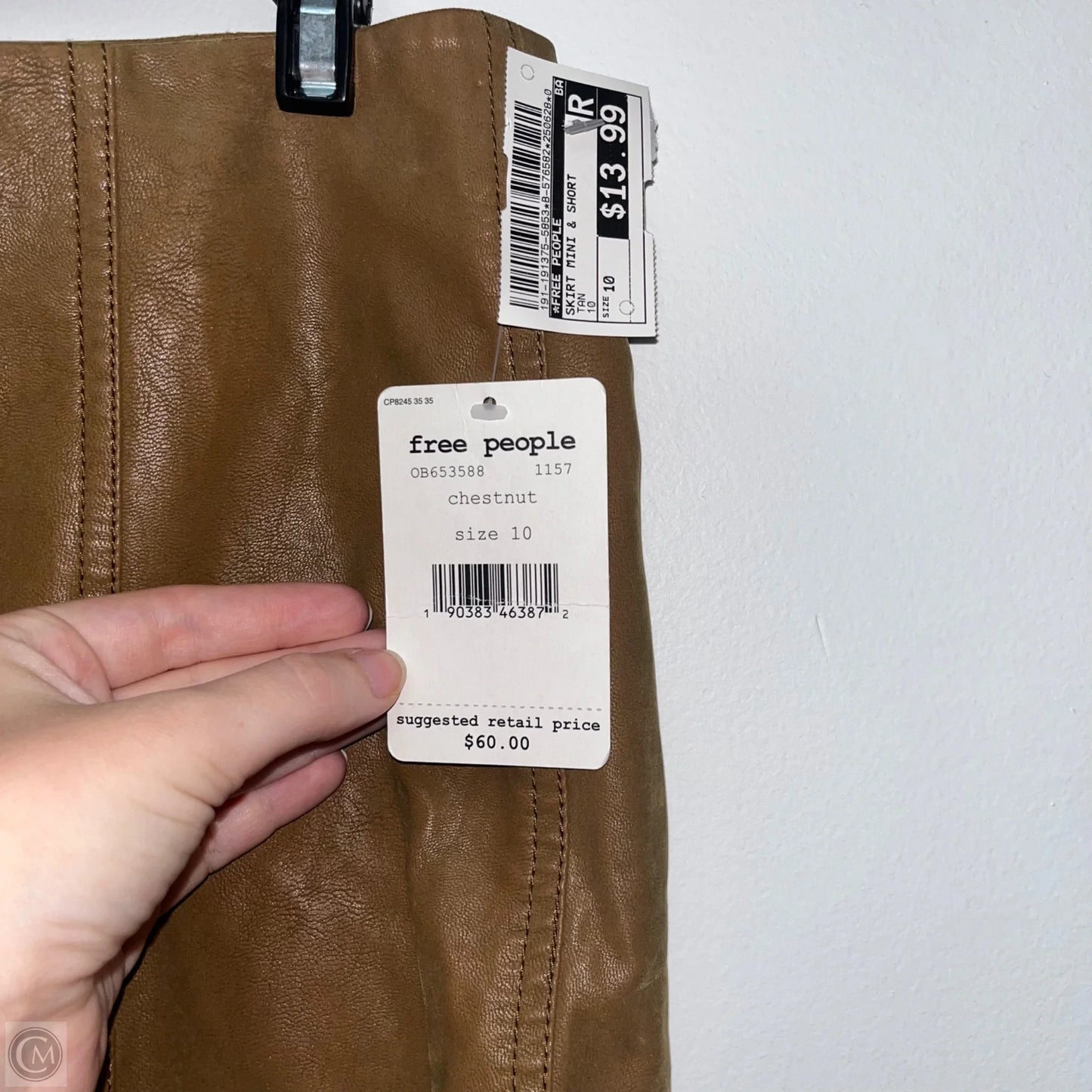 Skirt Mini & Short By Free People In Tan, Size: 10