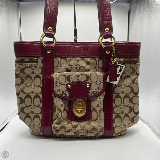 Handbag Designer By Coach, Size: Medium
