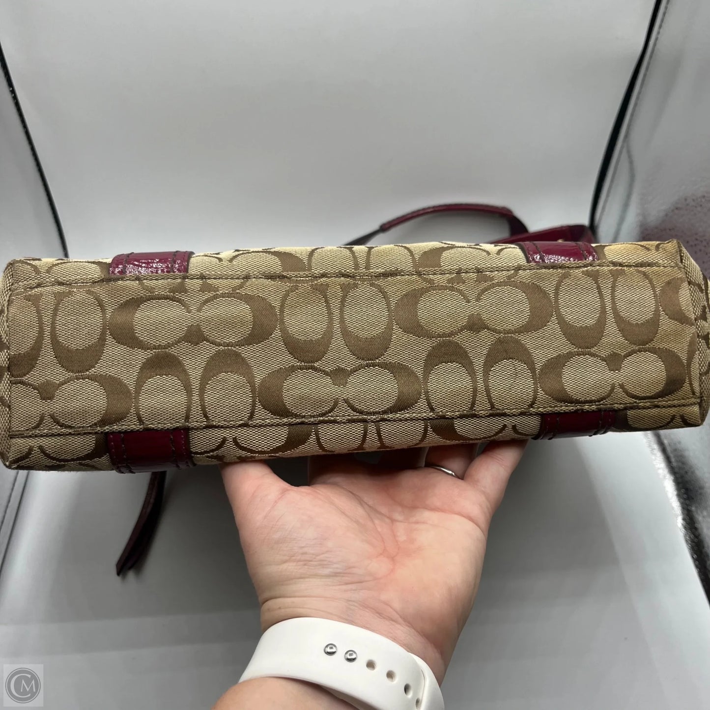 Handbag Designer By Coach, Size: Medium