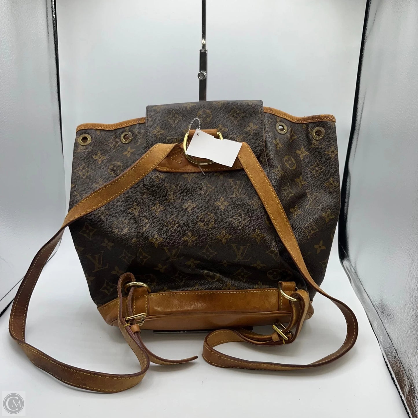 Backpack Luxury Designer By Louis Vuitton, Size: Medium