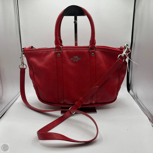 Crossbody Designer By Coach, Size: Small
