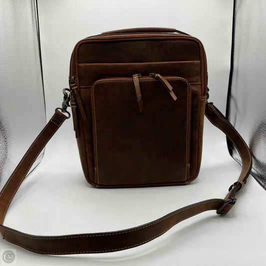 Crossbody Leather By Clothes Mentor, Size: Medium