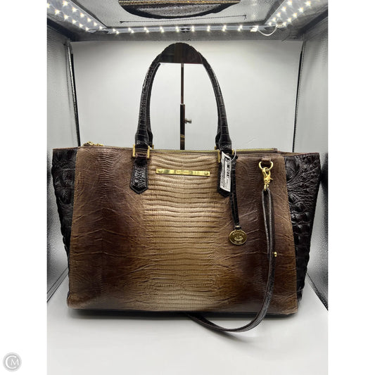 Handbag Designer By Brahmin, Size: Large