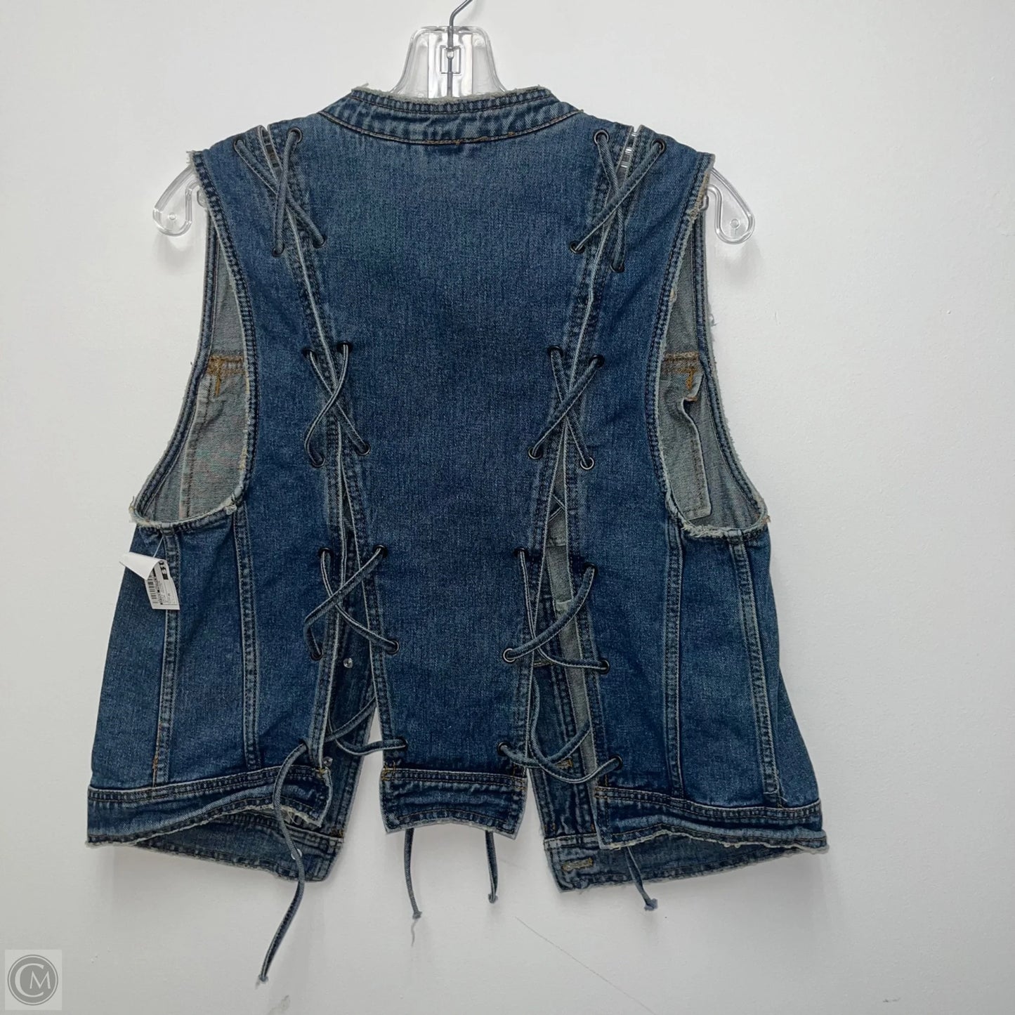 Vest Other By Free People In Blue Denim, Size: M