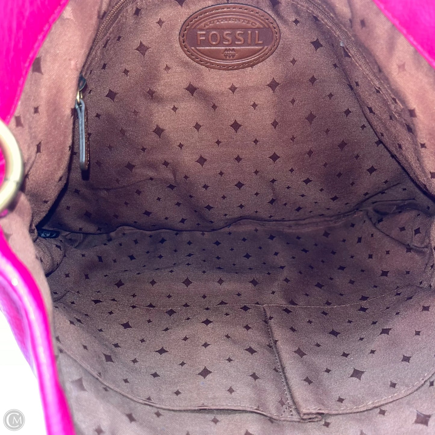 Handbag By Fossil, Size: Large