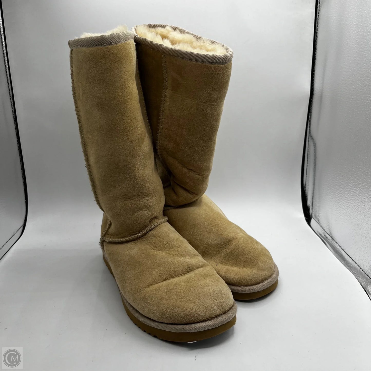 Boots Designer By Ugg In Cream, Size: 6