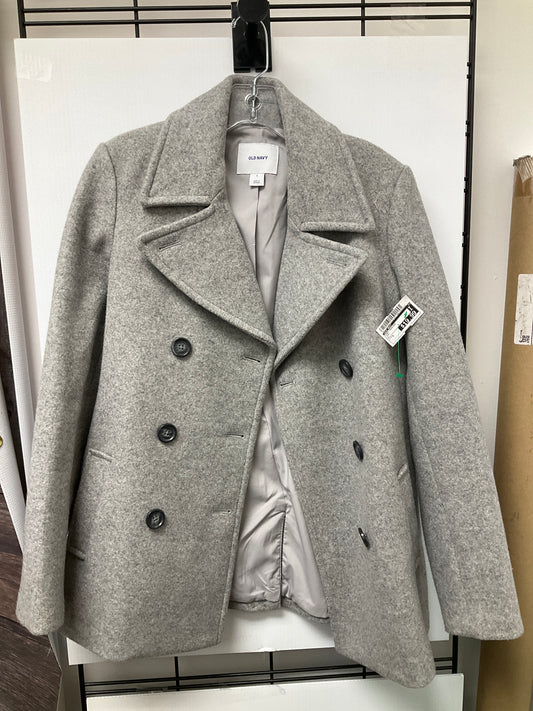 Coat Peacoat By Old Navy In Grey, Size: S