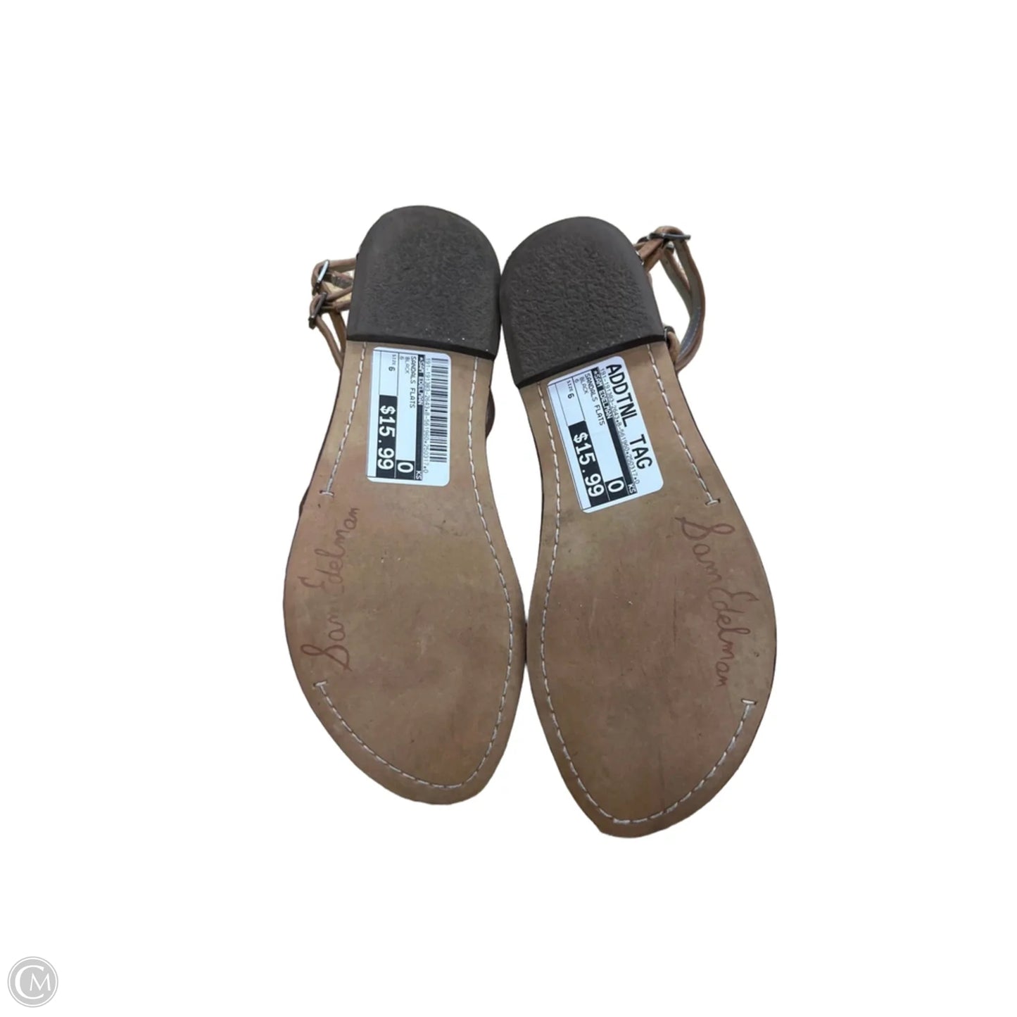 Sandals Flats By Sam Edelman In Black, Size: 6