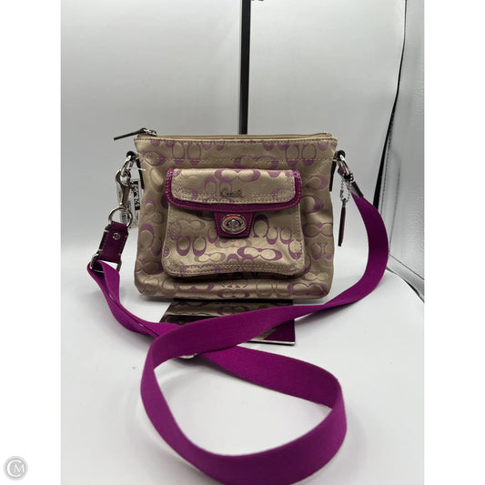 Crossbody Designer By Coach, Size: Small