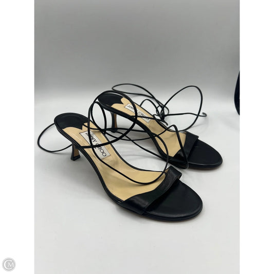Shoes Luxury Designer By Jimmy Choo In Black, Size: 7