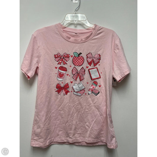 Top Short Sleeve By Clothes Mentor In Pink, Size: S