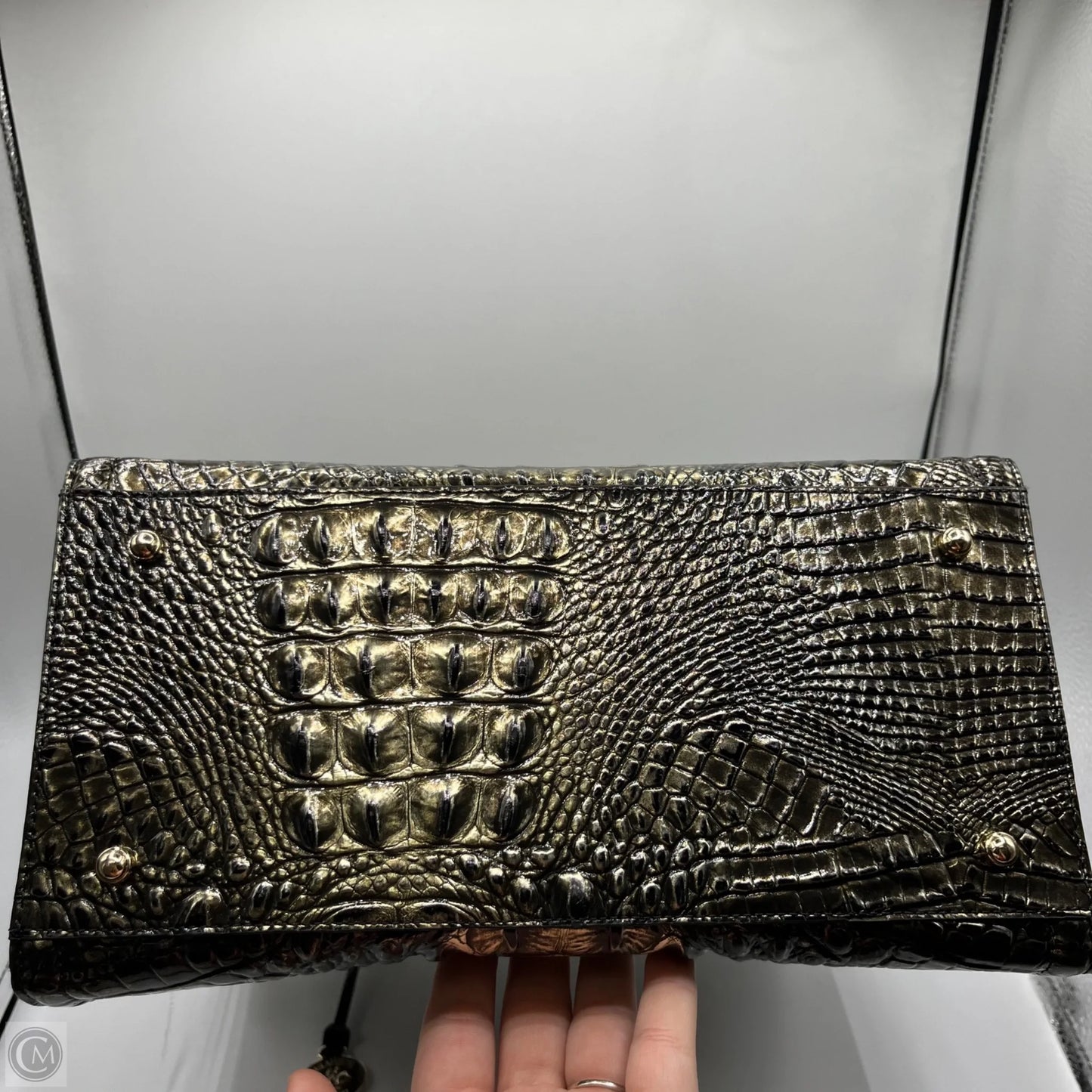 Handbag Designer By Brahmin, Size: Large
