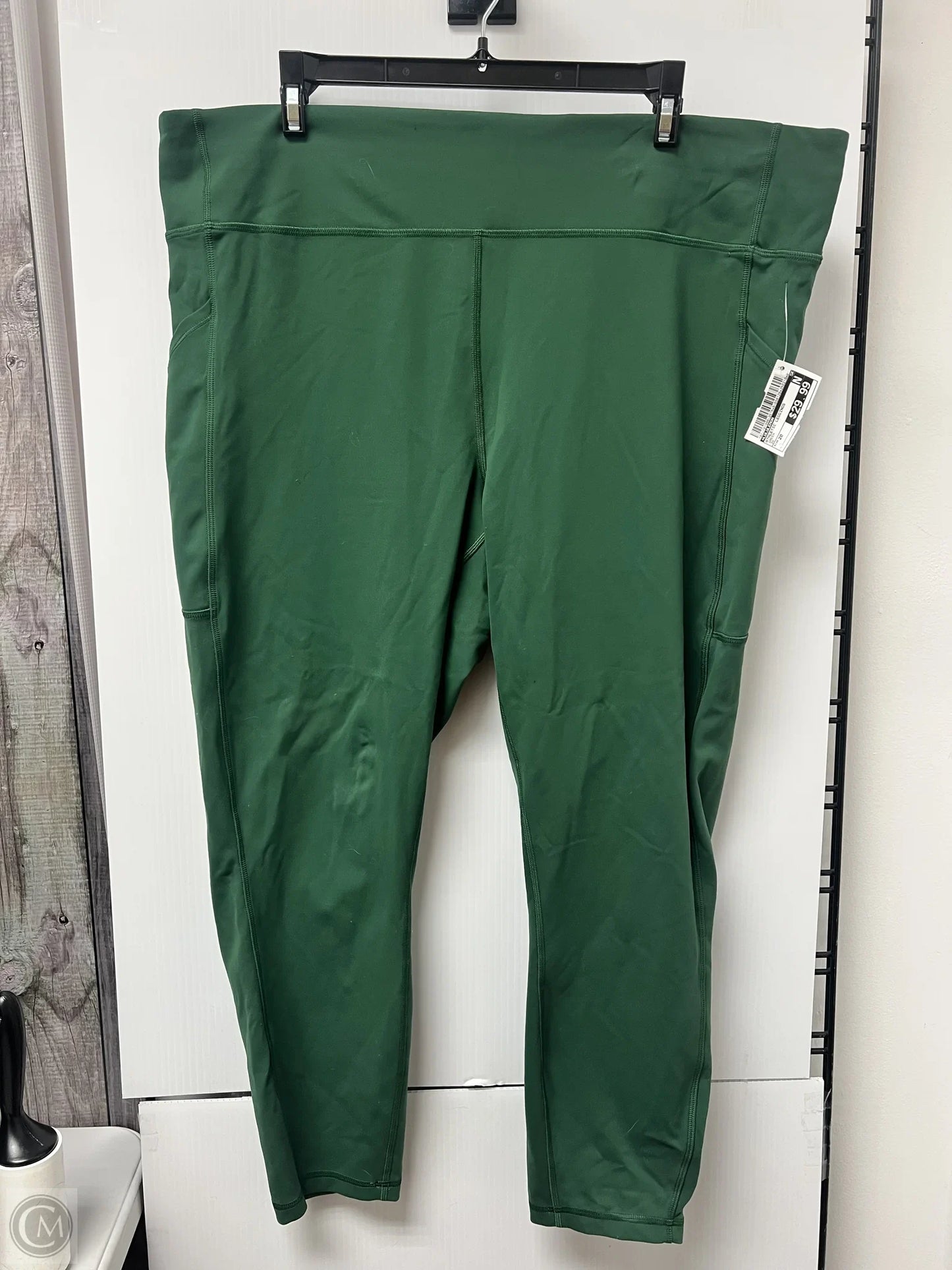 Athletic Leggings By Lululemon In Green, Size: 20