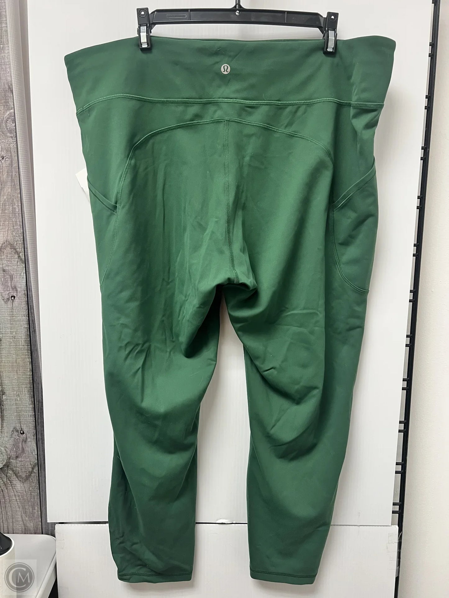 Athletic Leggings By Lululemon In Green, Size: 20