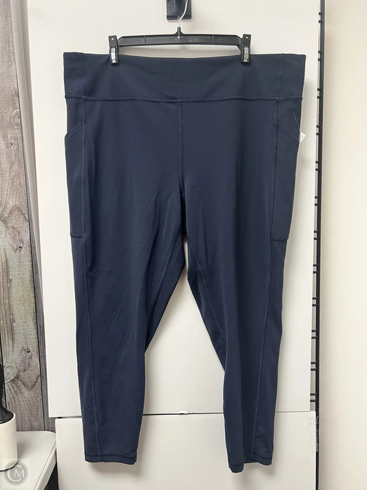 Athletic Leggings By Lululemon In Navy, Size: 20