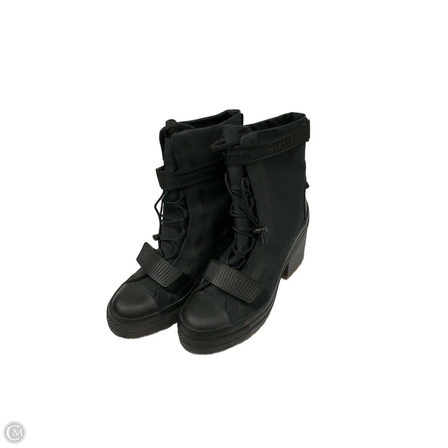 Boots Ankle Heels By Converse In Black, Size: 10