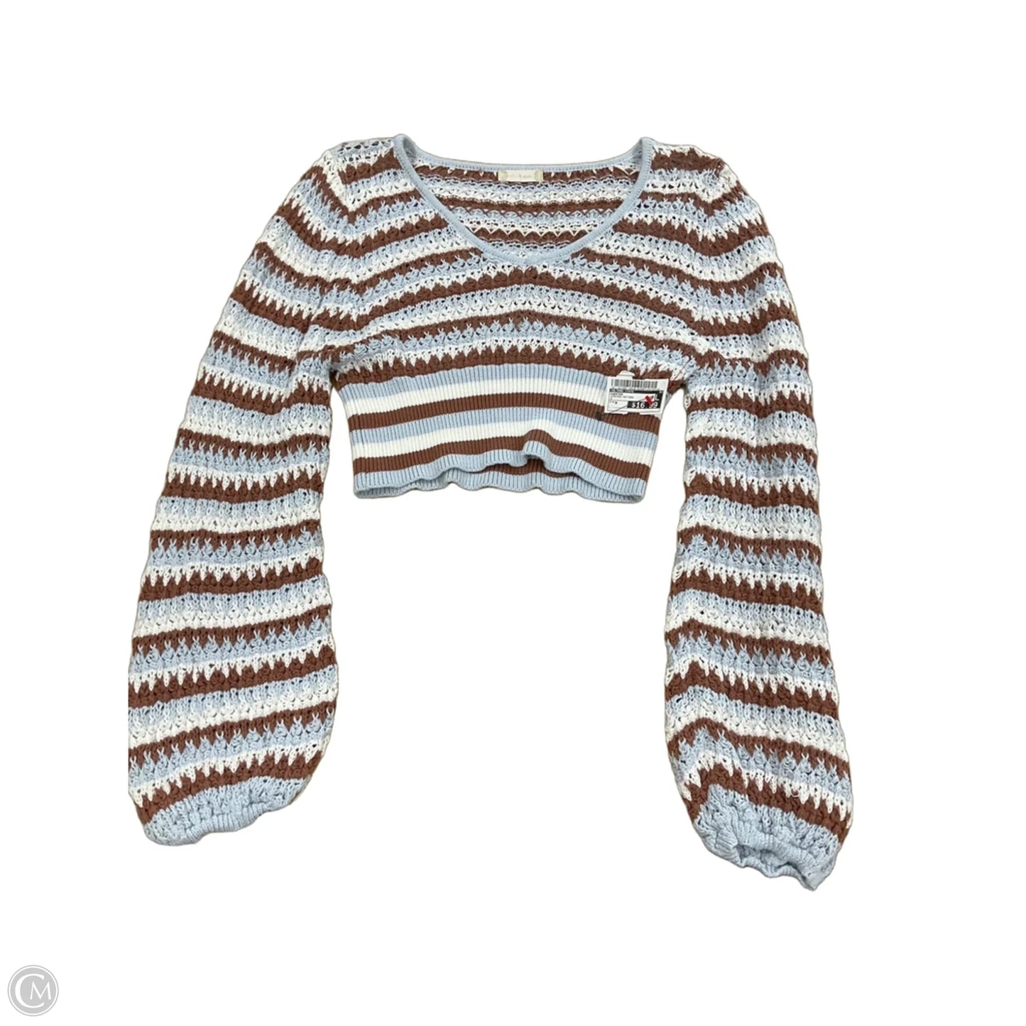 Sweater By Altard State In Striped Pattern, Size: M