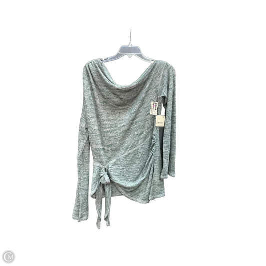 Top Long Sleeve By Free People In Teal, Size: M