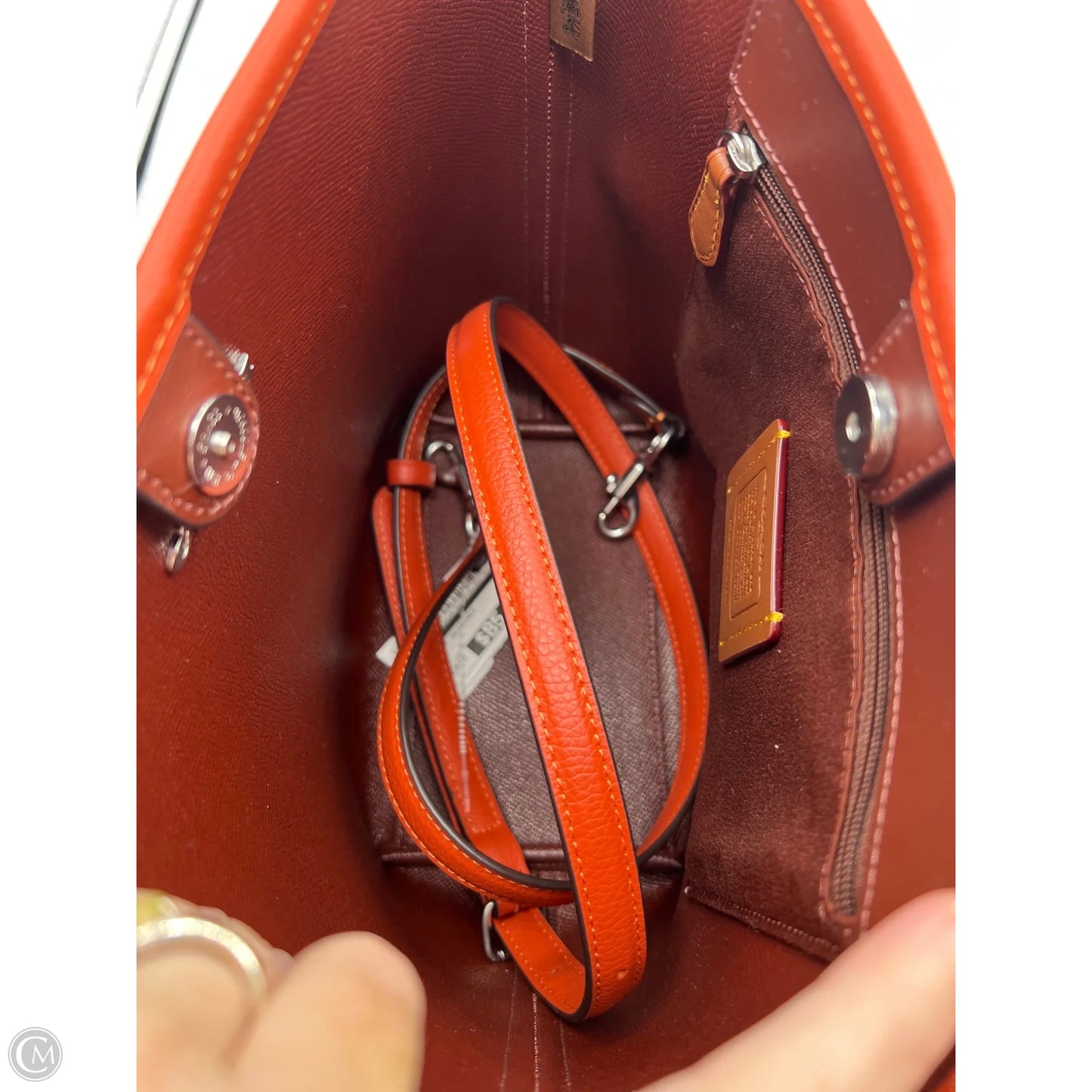 Crossbody Designer By Coach, Size: Medium