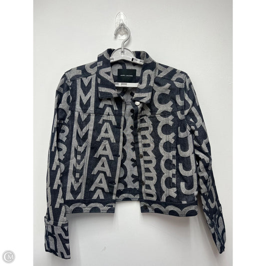 Jacket Designer By Marc Jacobs In Blue Denim, Size: L