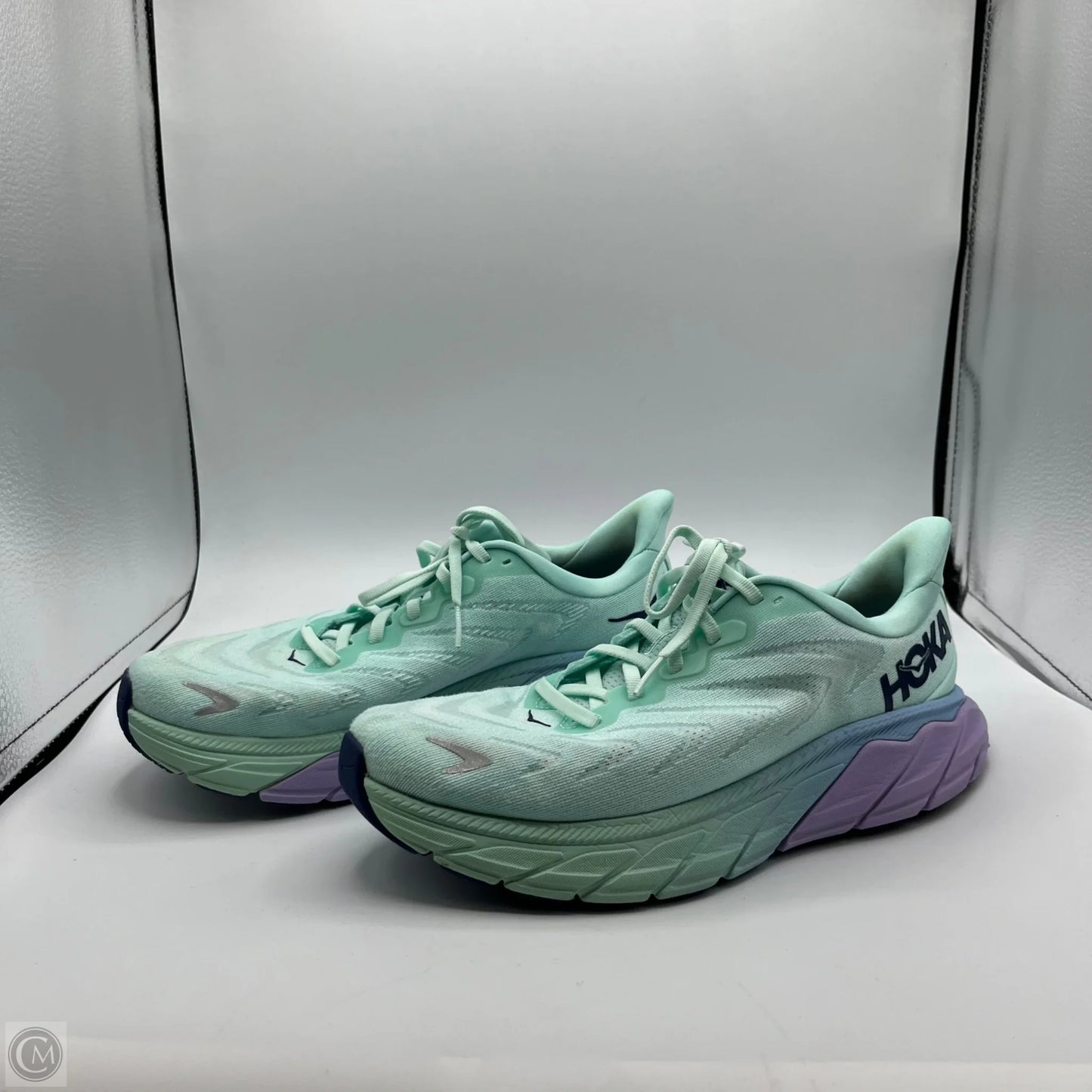 Shoes Athletic By Hoka In Blue & Purple, Size: 8.5