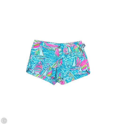 Shorts Designer By Clothes Mentor In Blue & Pink, Size: 6
