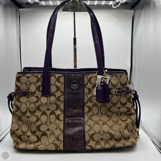 Handbag Designer By Coach, Size: Large