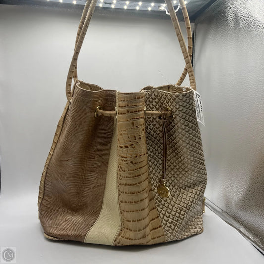 Handbag Designer By Brahmin, Size: Large