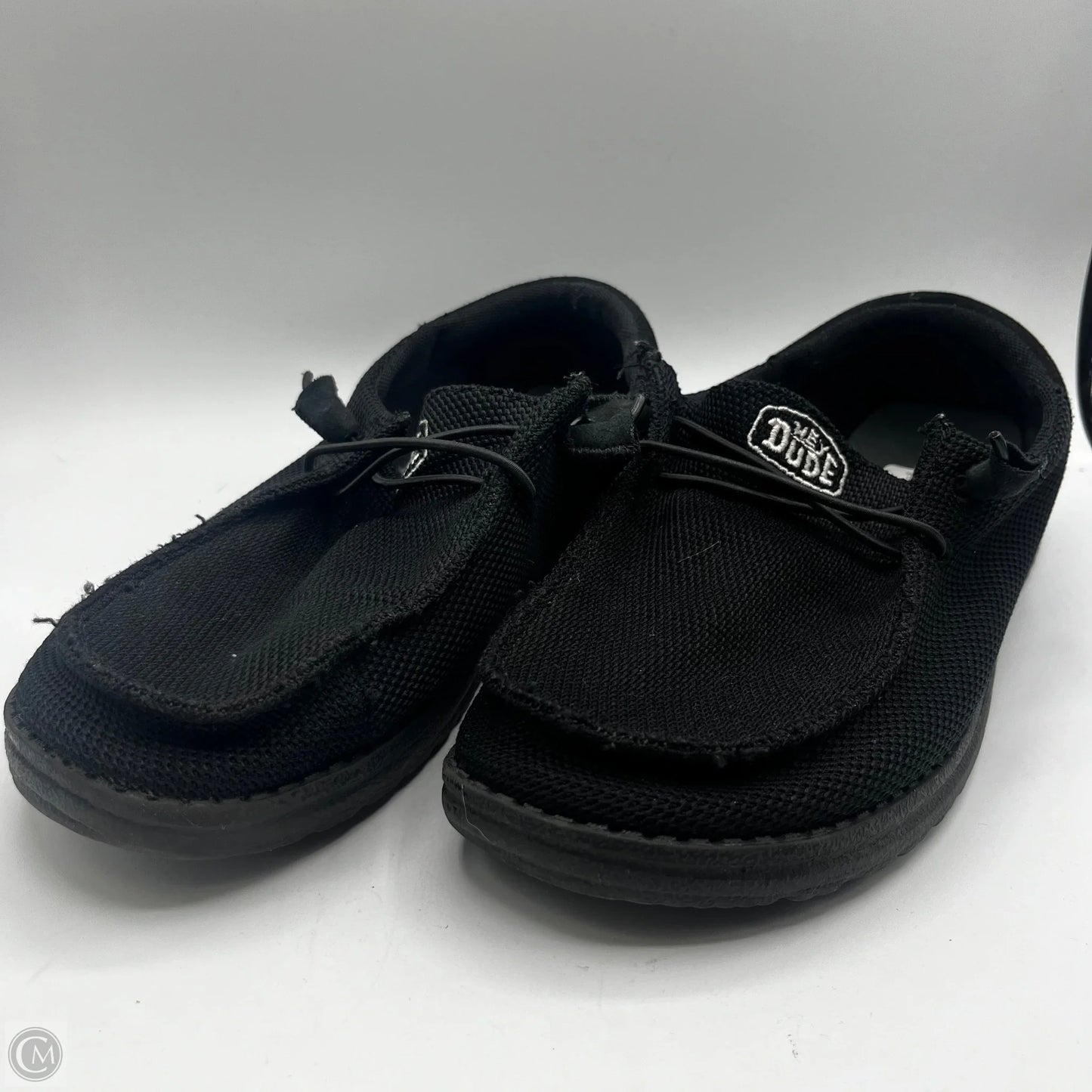 Shoes Flats By Hey Dude In Black, Size: 11