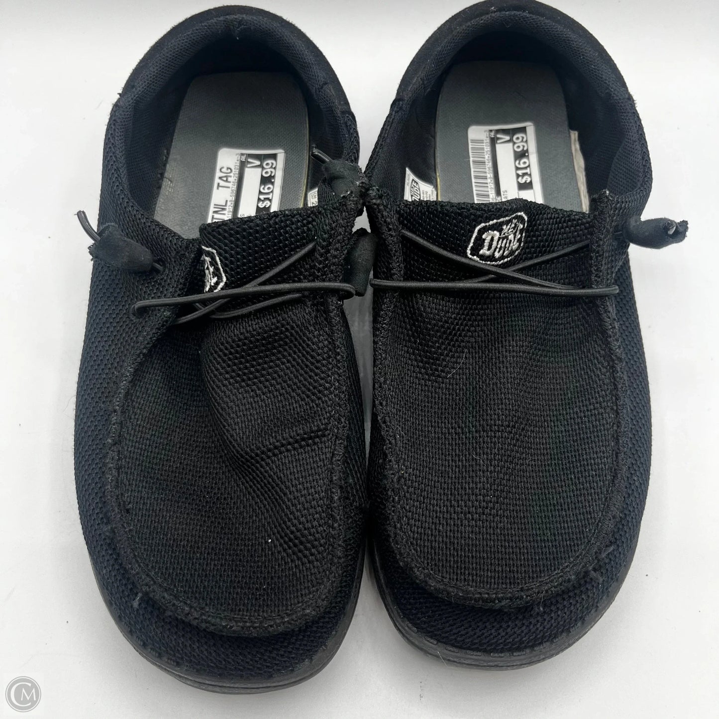 Shoes Flats By Hey Dude In Black, Size: 11