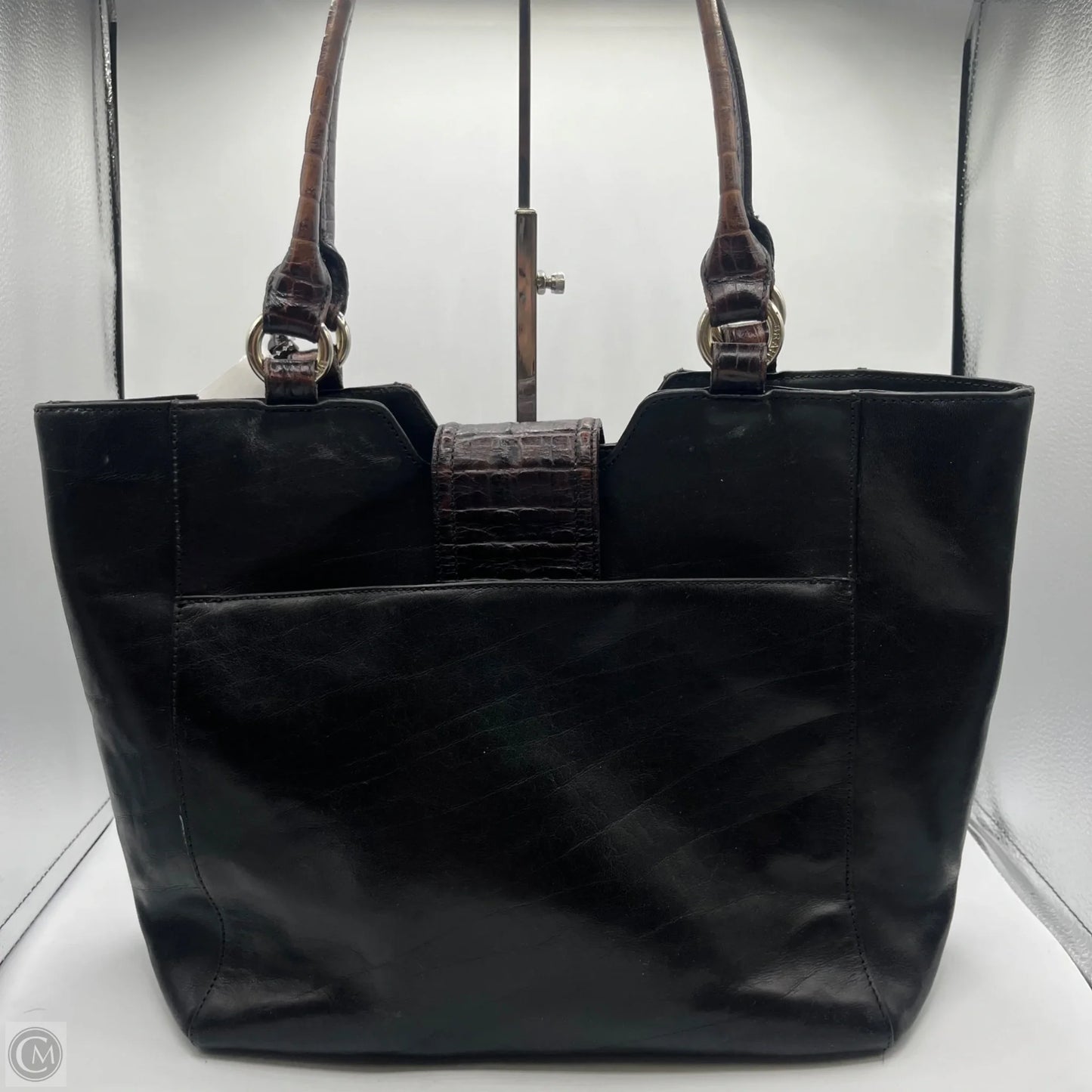 Handbag Designer By Brahmin, Size: Large