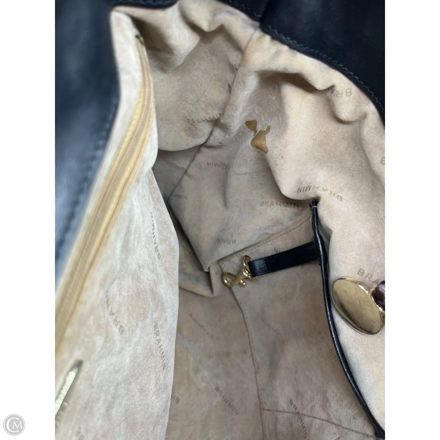 Handbag Designer By Brahmin, Size: Large