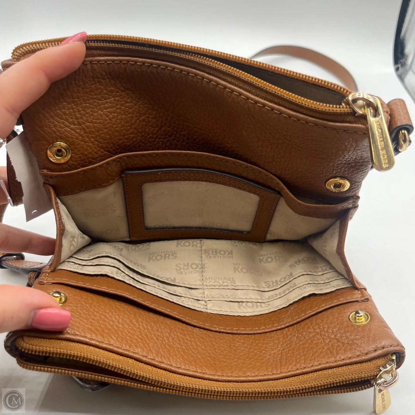 Crossbody Designer By Michael Kors, Size: Small