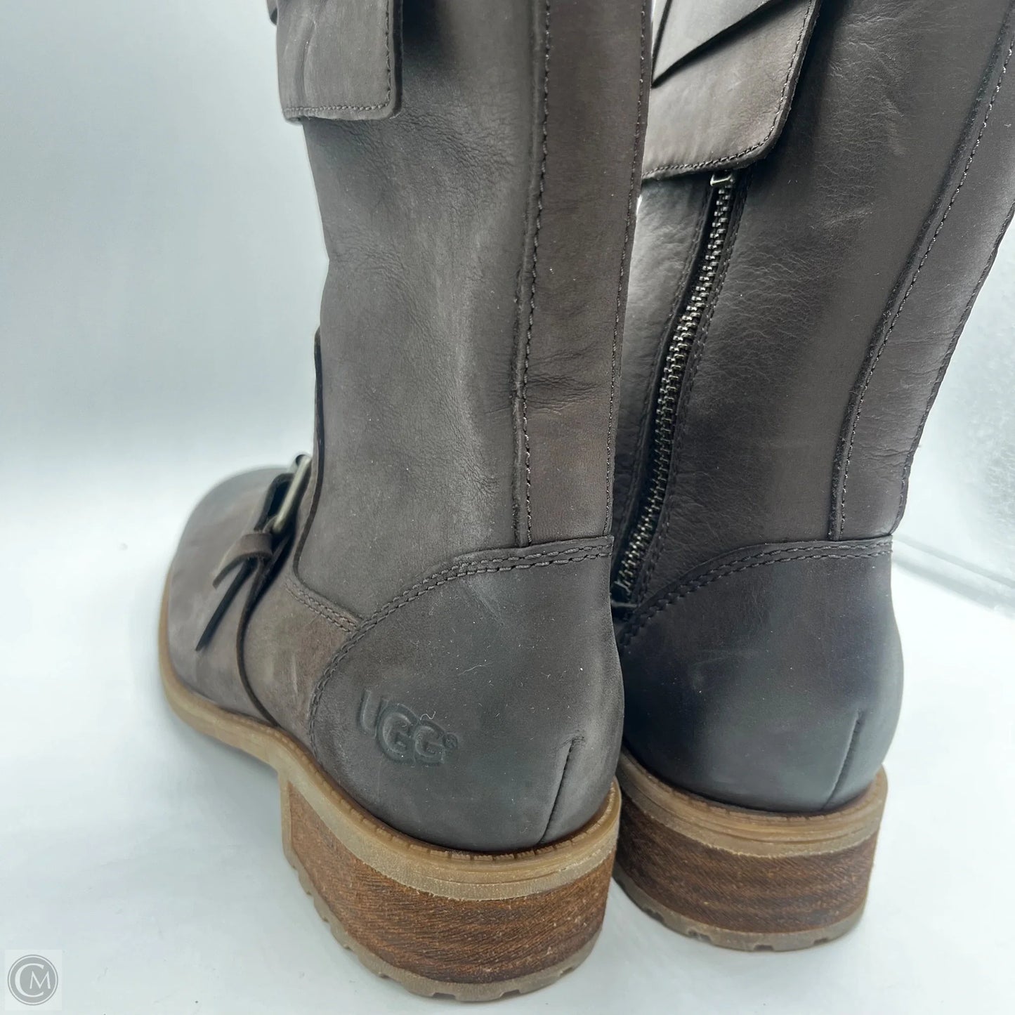 Boots Designer By Ugg In Brown, Size: 5.5