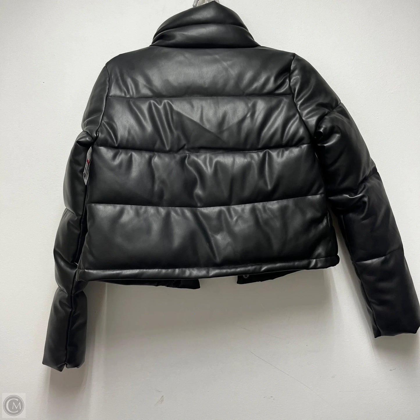 Coat Puffer & Quilted By Alya In Black, Size: S