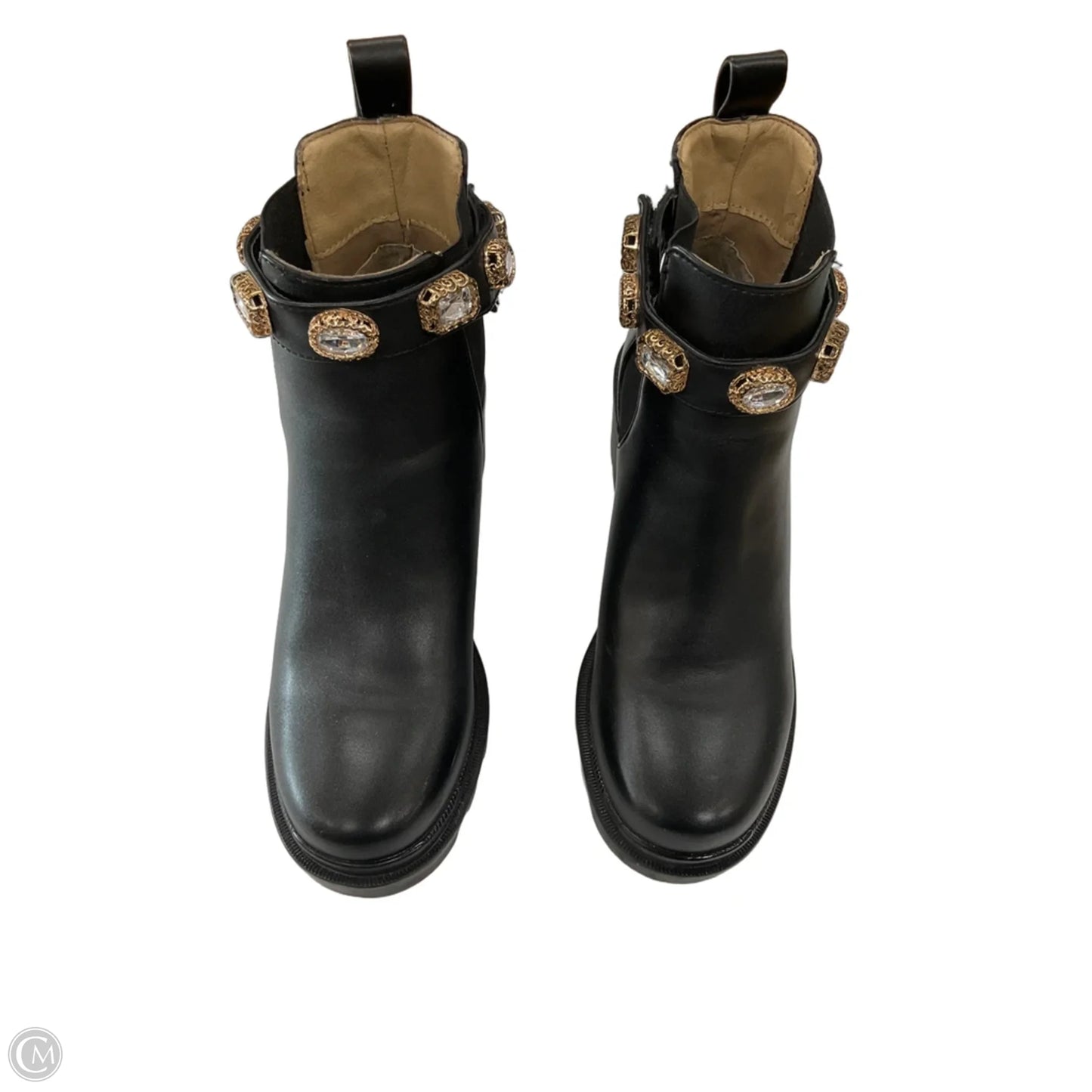 Boots Ankle Heels By Steve Madden In Black, Size: 7