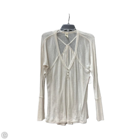 Top Long Sleeve By We The Free In White, Size: S