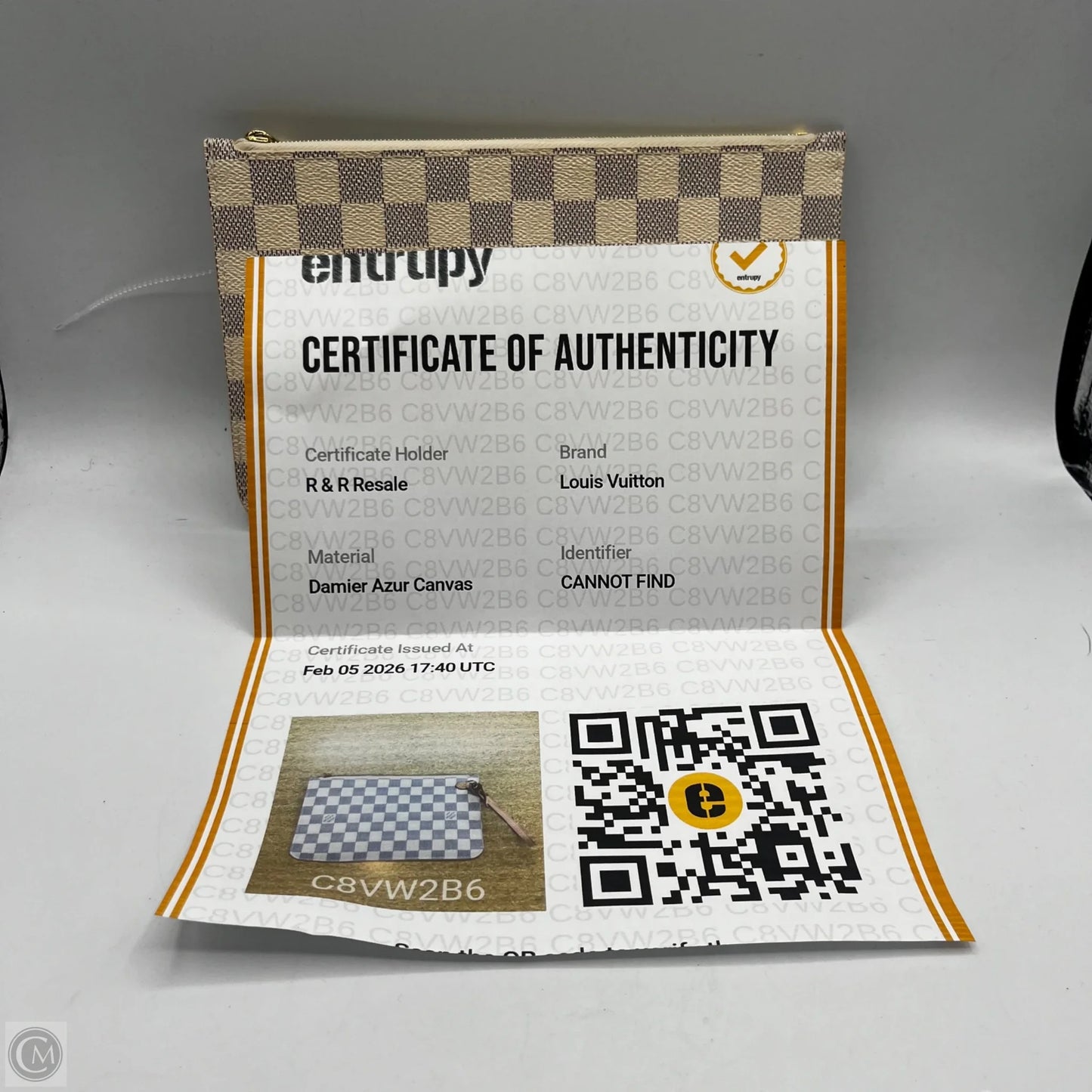 Wristlet Luxury Designer By Louis Vuitton, Size: Large