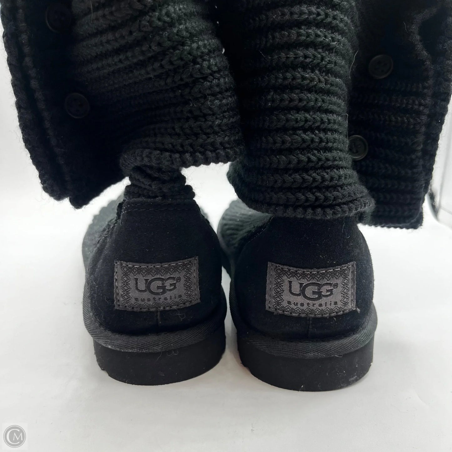 Boots Designer By Ugg In Black, Size: 8