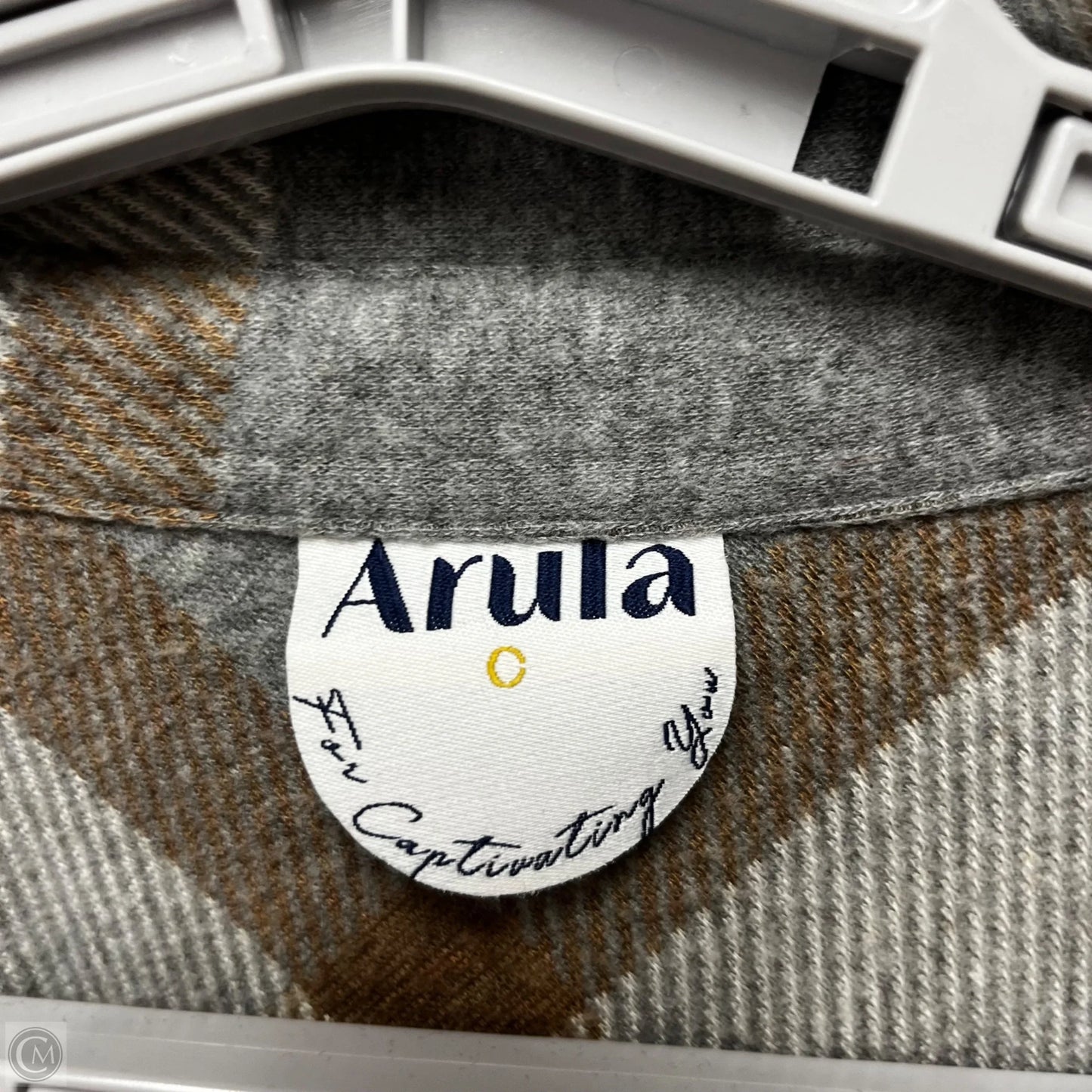 Jacket Other By Arula In Plaid Pattern, Size: L