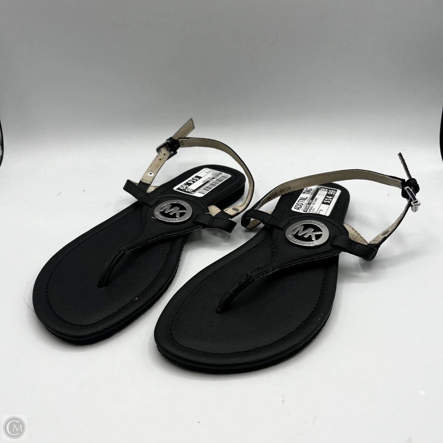 Sandals Designer By Michael Kors In Black, Size: 8