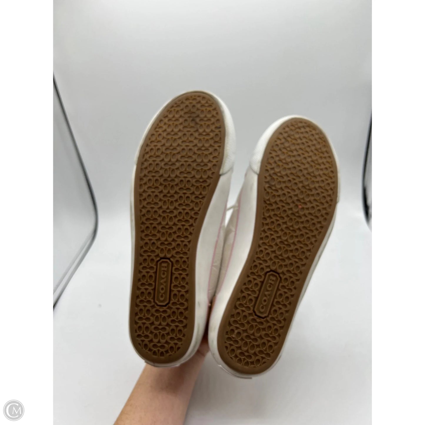 Shoes Designer By Coach In White, Size: 6