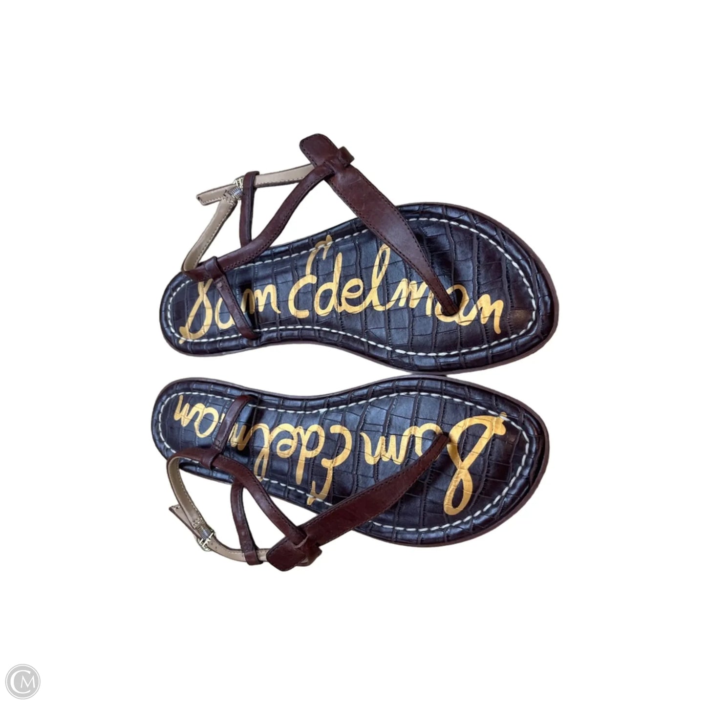 Sandals Flats By Sam Edelman In Brown, Size: 9