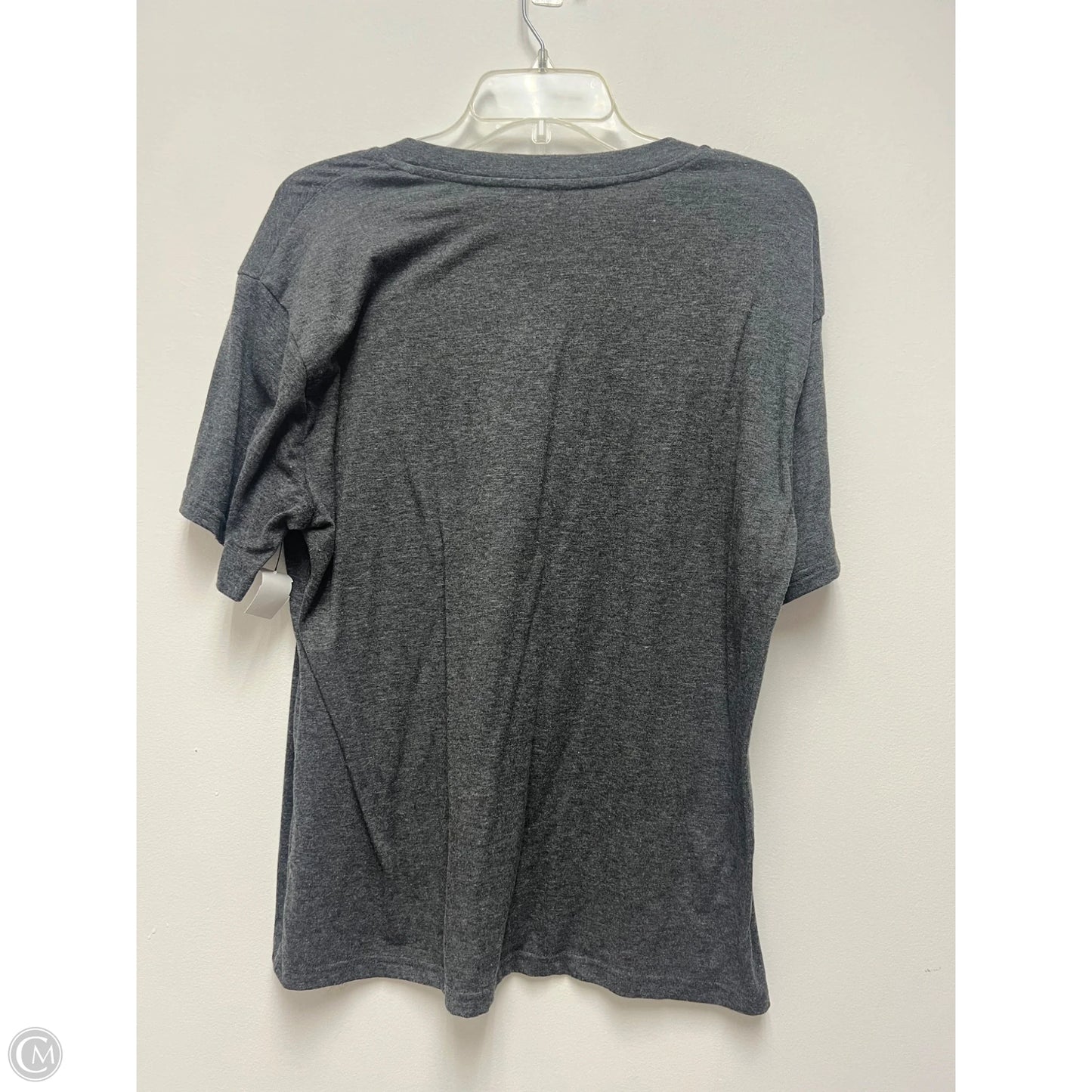 Top Short Sleeve By Clothes Mentor In Grey, Size: Xl
