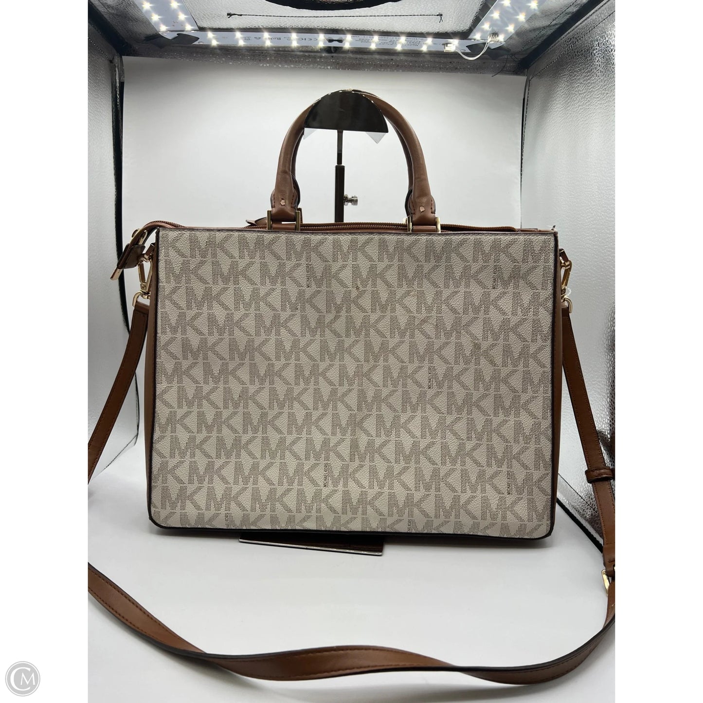 Crossbody Designer By Michael Kors, Size: Large