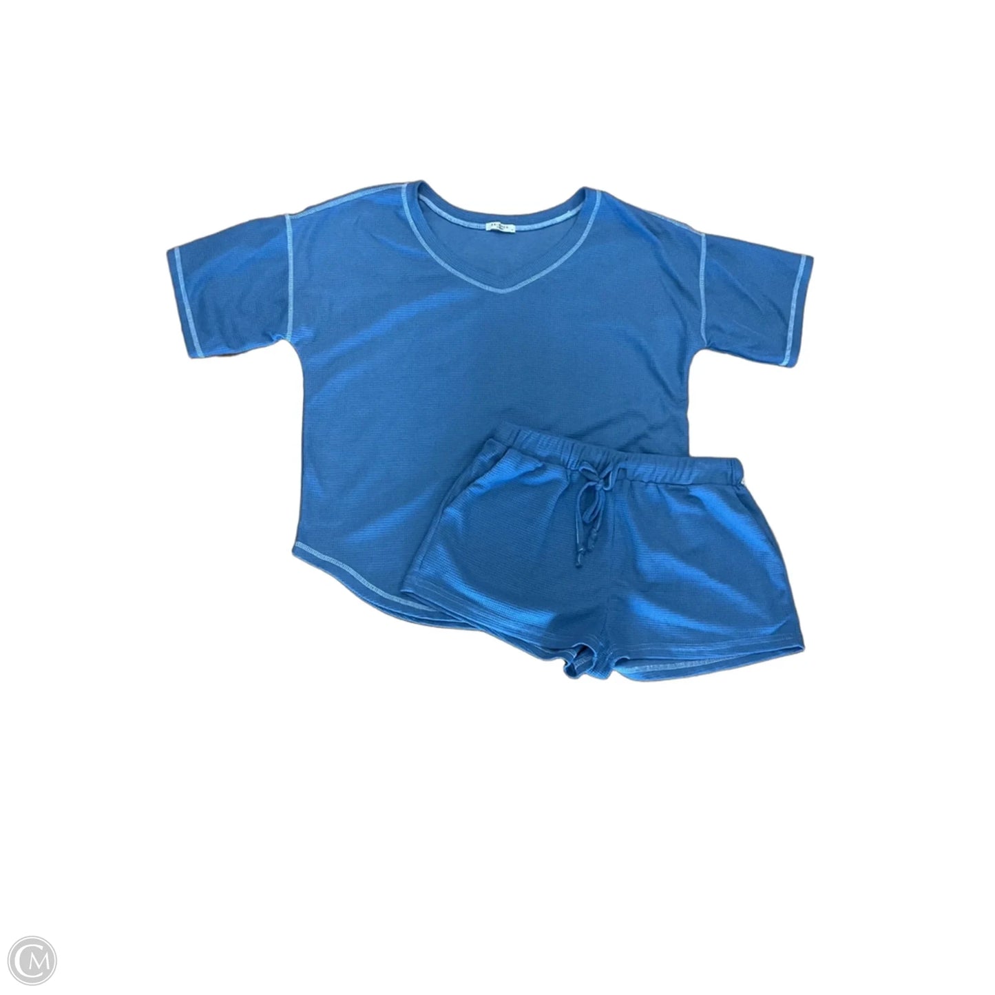 Shorts Set By Ekouaer In Blue, Size: M