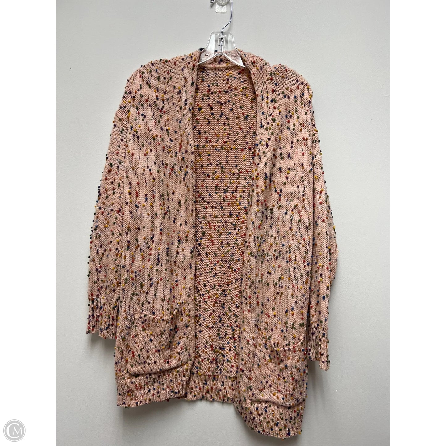 Cardigan By Clothes Mentor In Pink, Size: 2x