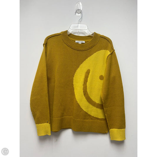 Sweater By Peace Love World In Yellow, Size: Xs