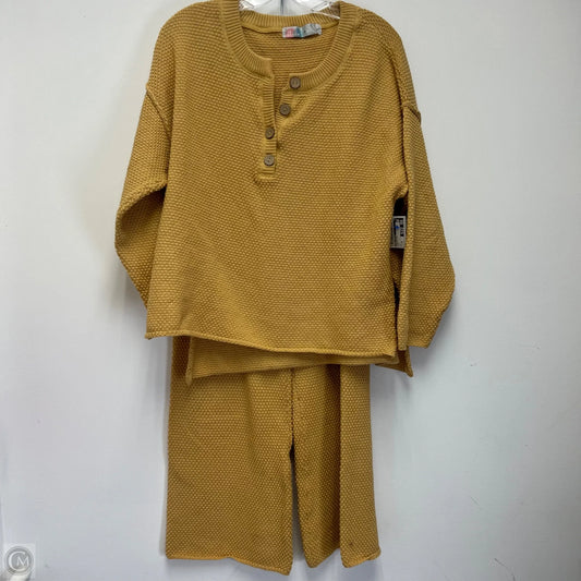 Sweater 2pc By Free People In Gold, Size: Xs