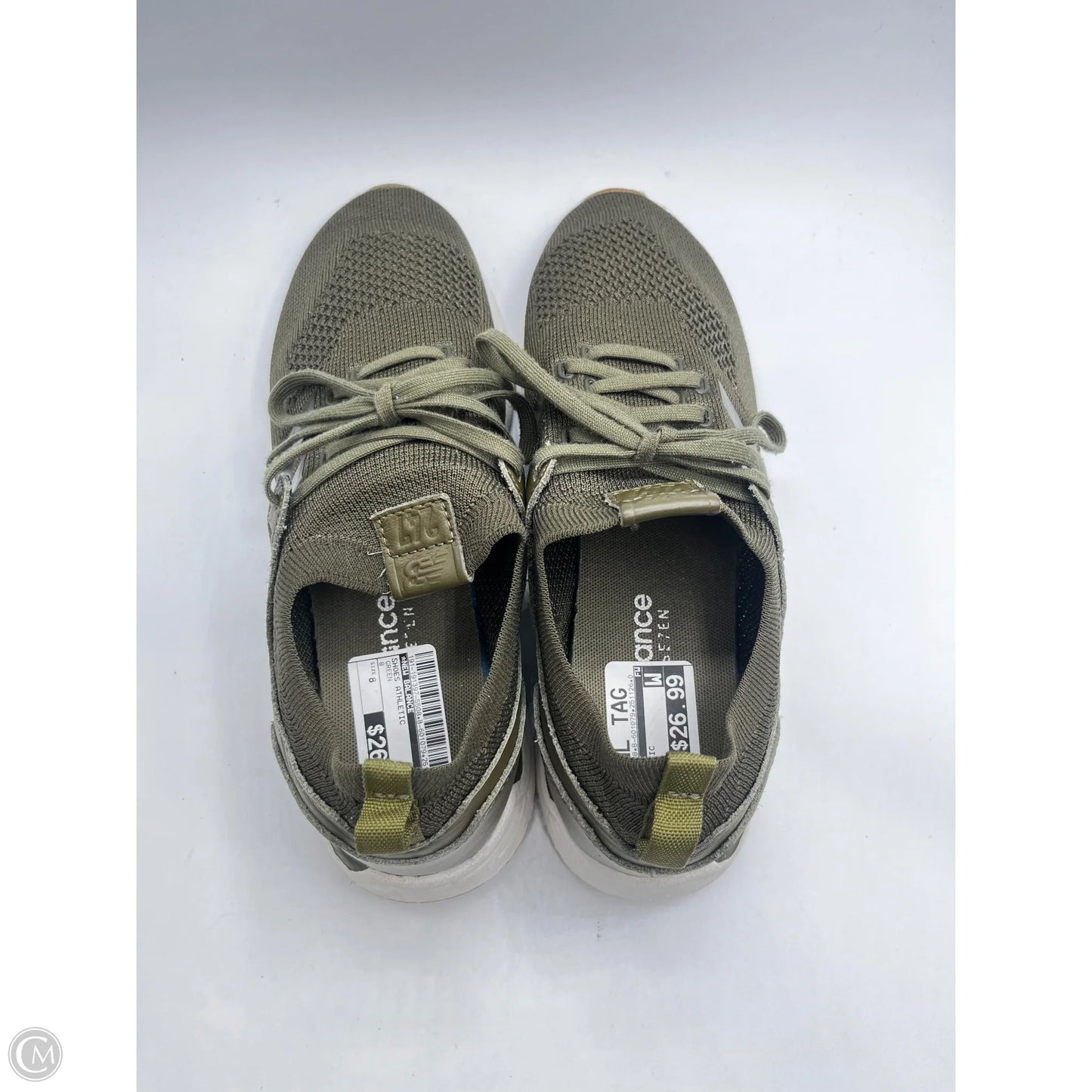 Shoes Athletic By New Balance In Green, Size: 8